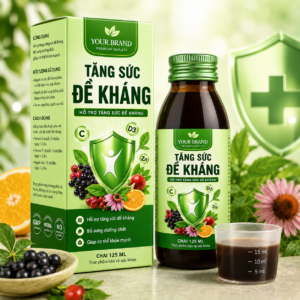 Gia công sản phẩm hỗ trợ tăng sức đề kháng