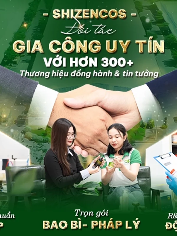 Shizencos - đơn vị tiên phong trong lĩnh vực nhà máy gia công mỹ phẩm OEM-ODM